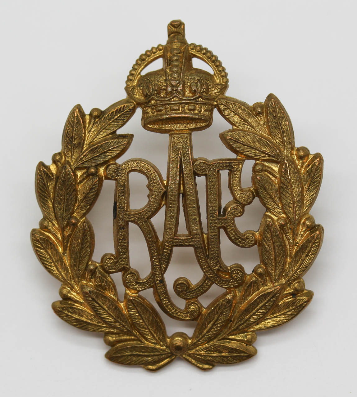 Royal Air Force (R.A.F.) Cap Badge - King's Crown