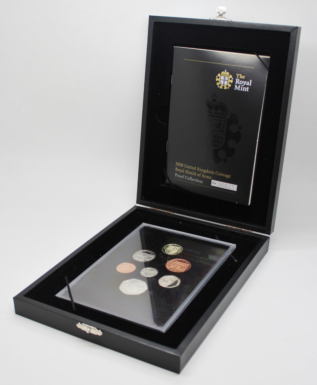 Royal Mint 2008 United Kingdom Royal Shield of Arms Proof Coin Collection