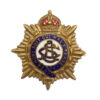 WWI Army Service Corps (A.S.C.) Brass & Enamel Sweetheart Brooch
