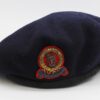 15th / 19th Hussars Officers Beret with Kings Crown Bullion Badge