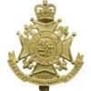 Canadian Les Voltigeurs de Quebec Cap Badge - Queen's Crown
