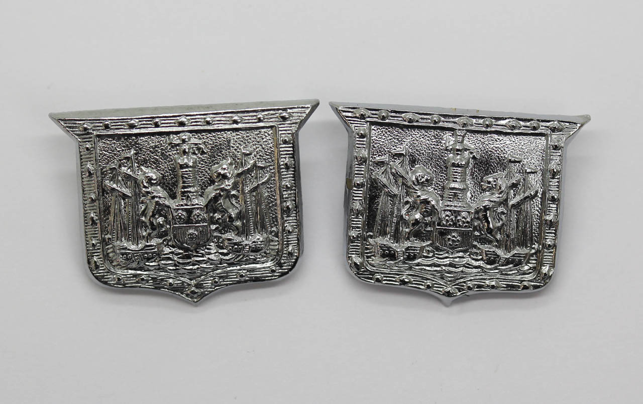Pair of Southampton Police Collar Badges