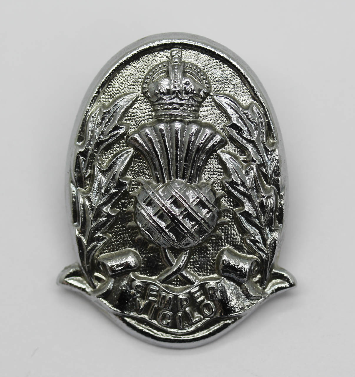 Scottish Police Forces Cap Badge - King's Crown