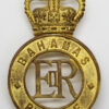 Bahamas Police Helmet Plate - Queen's Crown