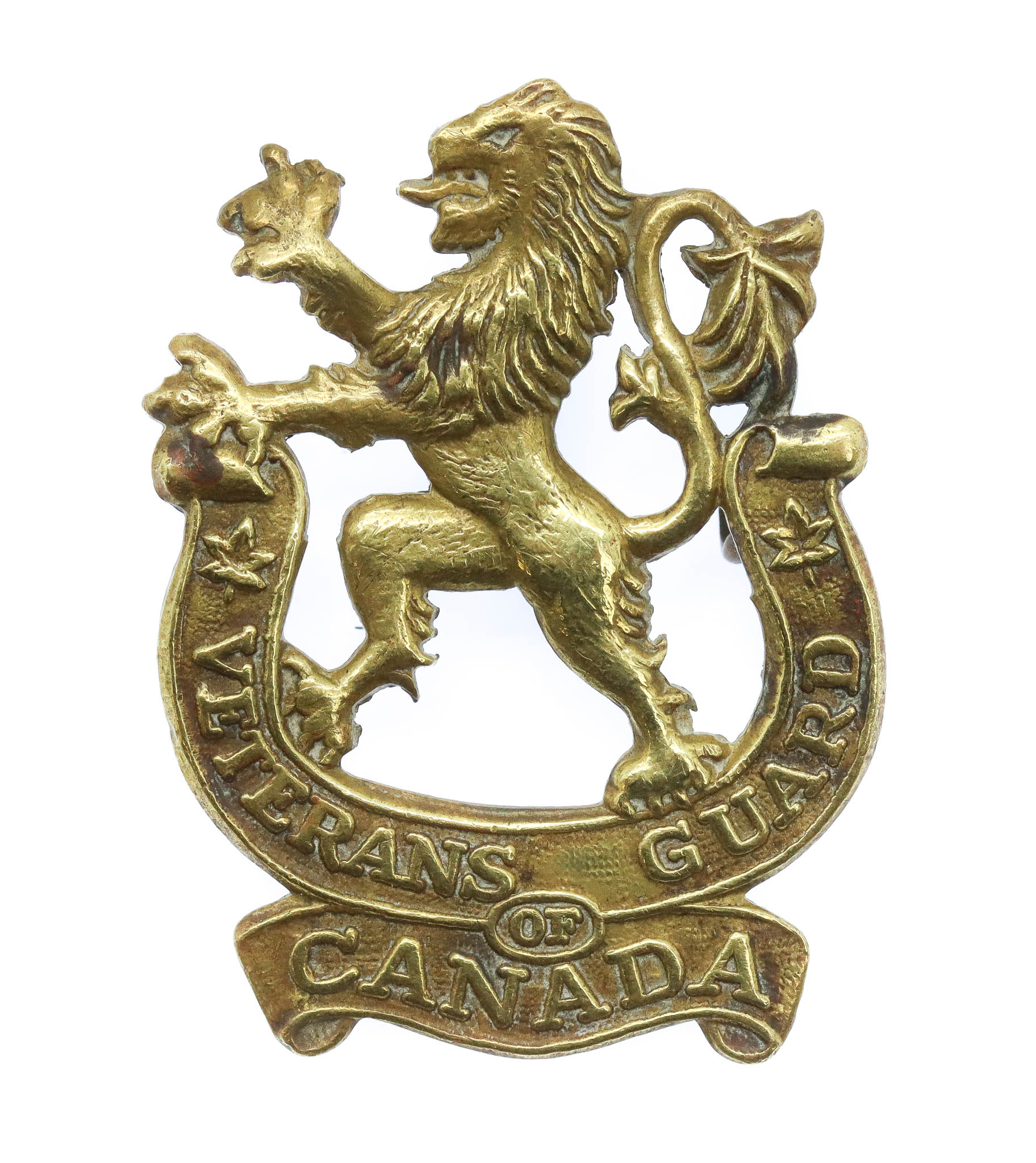 Canadians Veterans Guard of Canada Cap Badge