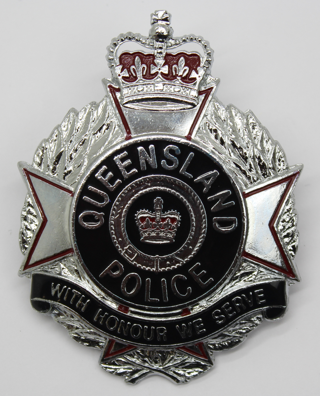 Australia Queensland Police Hat Badge - Queen's Crown