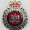 Canadian Edmonton Police Service Enamelled Cap Badge - Queen's Crown