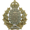 Canadian Three Rivers Regiment Cap Badge - King's Crown
