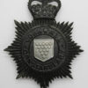 Cornwall Constabulary Night Helmet Plate - Queen's Crown