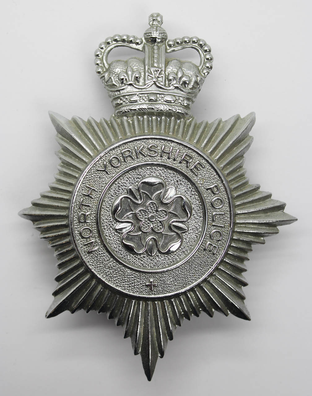 North Yorkshire Police Helmet Plate - Queen's Crown
