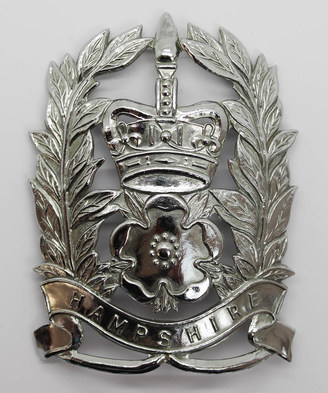 Hampshire Constabulary Constable's Helmet Plate - Queen's Crown