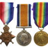 WW1 1914-15 Star Medal Trio - Cpl. W. Privett, 7th Bn. The Queen's (Royal West Surrey) Regiment - K.I.A. 