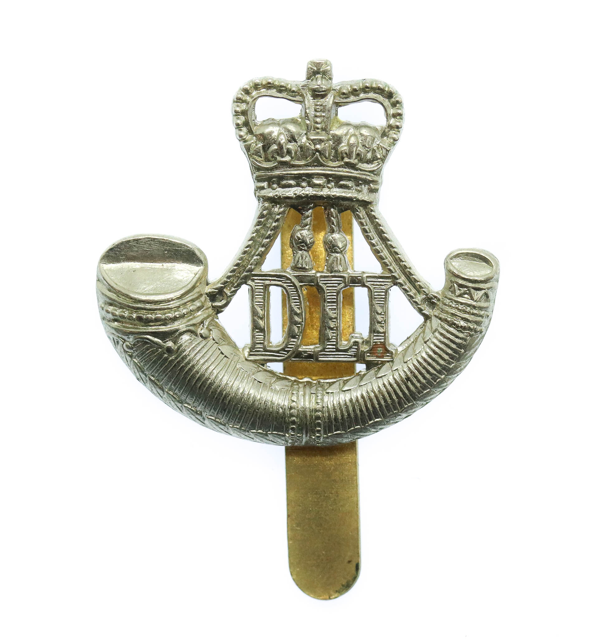 Durham Light Infantry (D.L.I.) Beret Badge - Queen's Crown