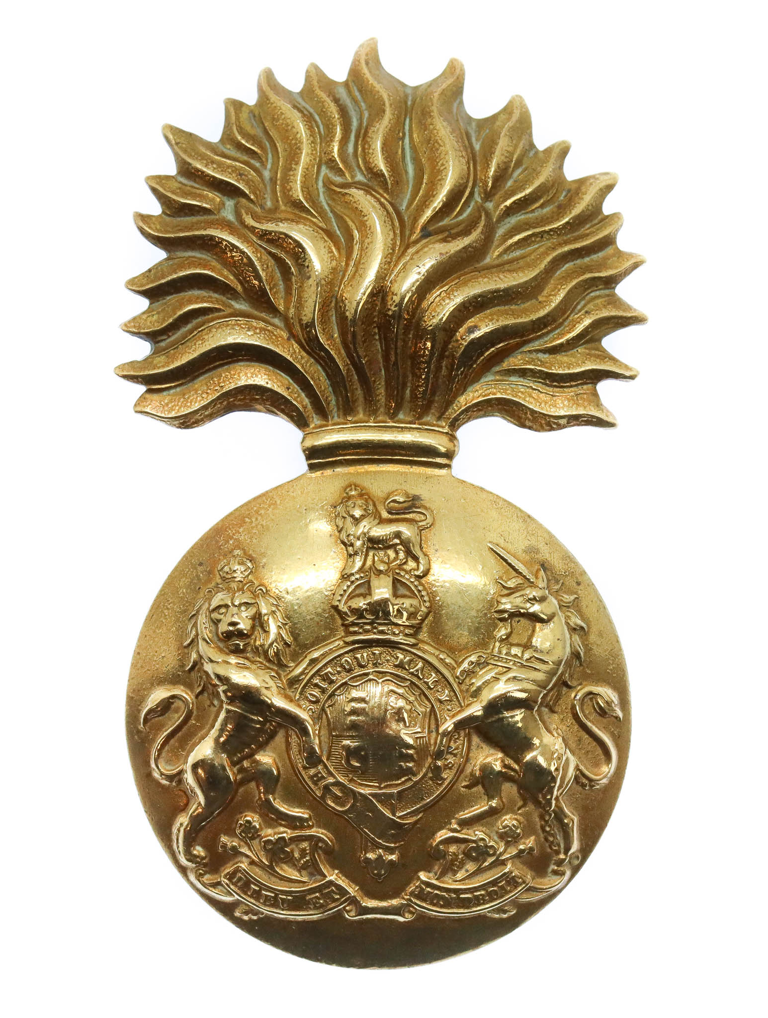 Royal Scots Fusiliers Cap Badge - King's Crown