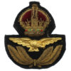 Royal Air Force (R.A.F.) Officer's Cap Badge - King's Crown
