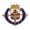 WWI Battle of Ypres Enamelled Sweetheart Brooch