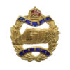 WWI Tank Corps Brass & Enamel Sweetheart Brooch
