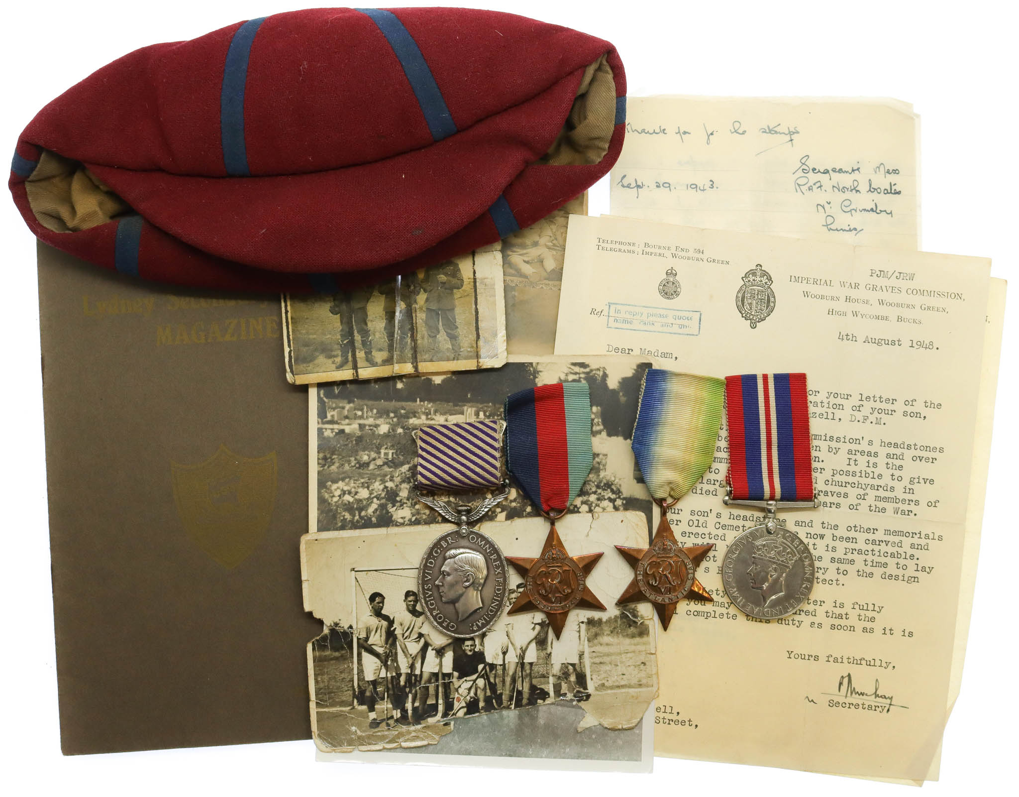 WW2 Beaufighter Pilot Distinguished Flying Medal (Immediate Award) Group of Four - Pilot Officer A.W.J. Hazell, 236 Squadron (Coastal Command) Royal Air Force