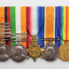 Queen's South Africa (5 Clasps), King's South Africa (2 Clasps), 1914-15 Star, British War & Victory Medal Group of Five - Cpl. C. Seymour, South Lancashire Regiment