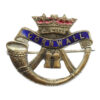 Duke of Cornwall's Light Infantry Enamelled Sweetheart Brooch