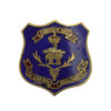 WW1 Seaforth Highlanders Blue Enamelled Shield Sweetheart Brooch.