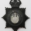 Eastbourne Borough Police Night Helmet Plate - King's Crown