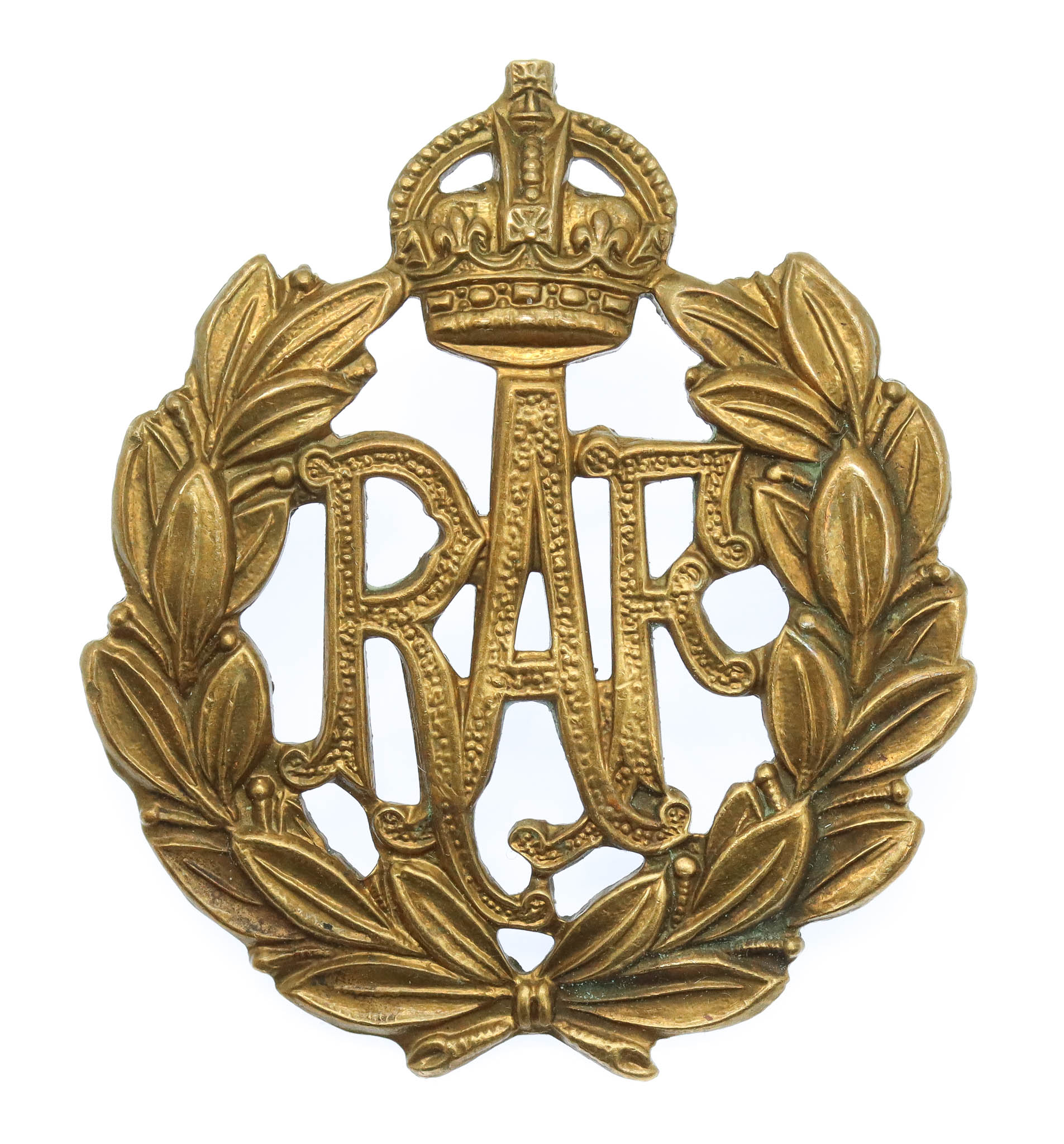 Royal Air Force (R.A.F.) Cap Badge - King's Crown