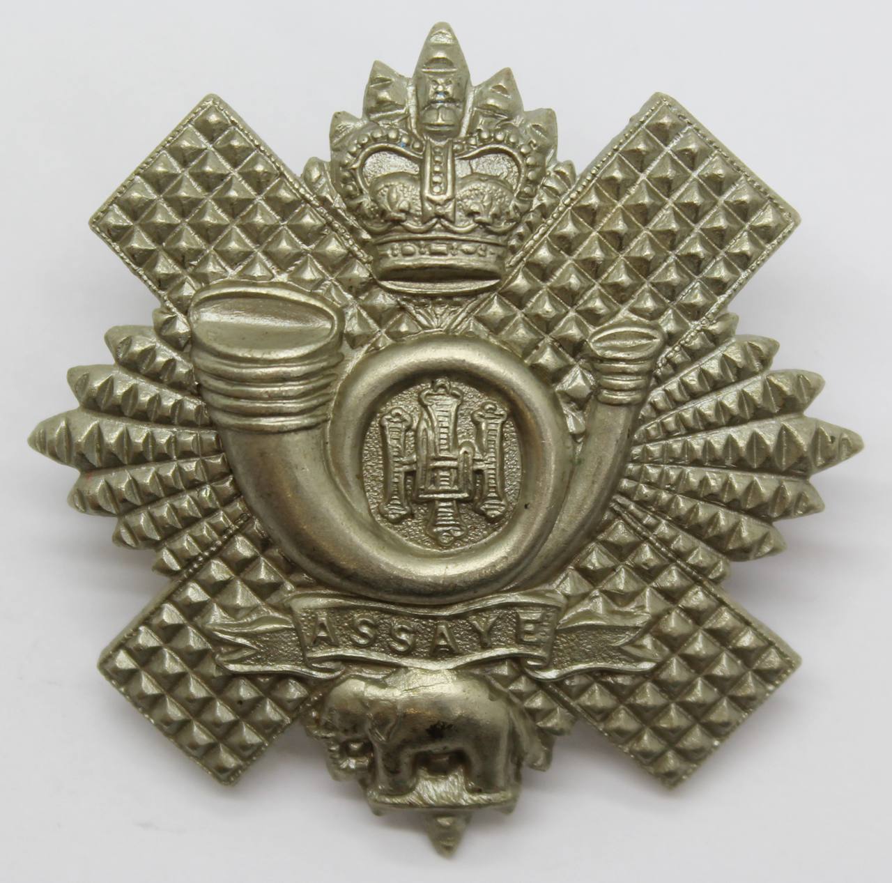 Highland Light Infantry (H.L.I.) Cap Badge - Queen's Crown