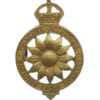 WW1 Princess Patricia's Canadian Light Infantry (P.P.C.L.I.) C.E.F. Officer's Gilt Cap Badge