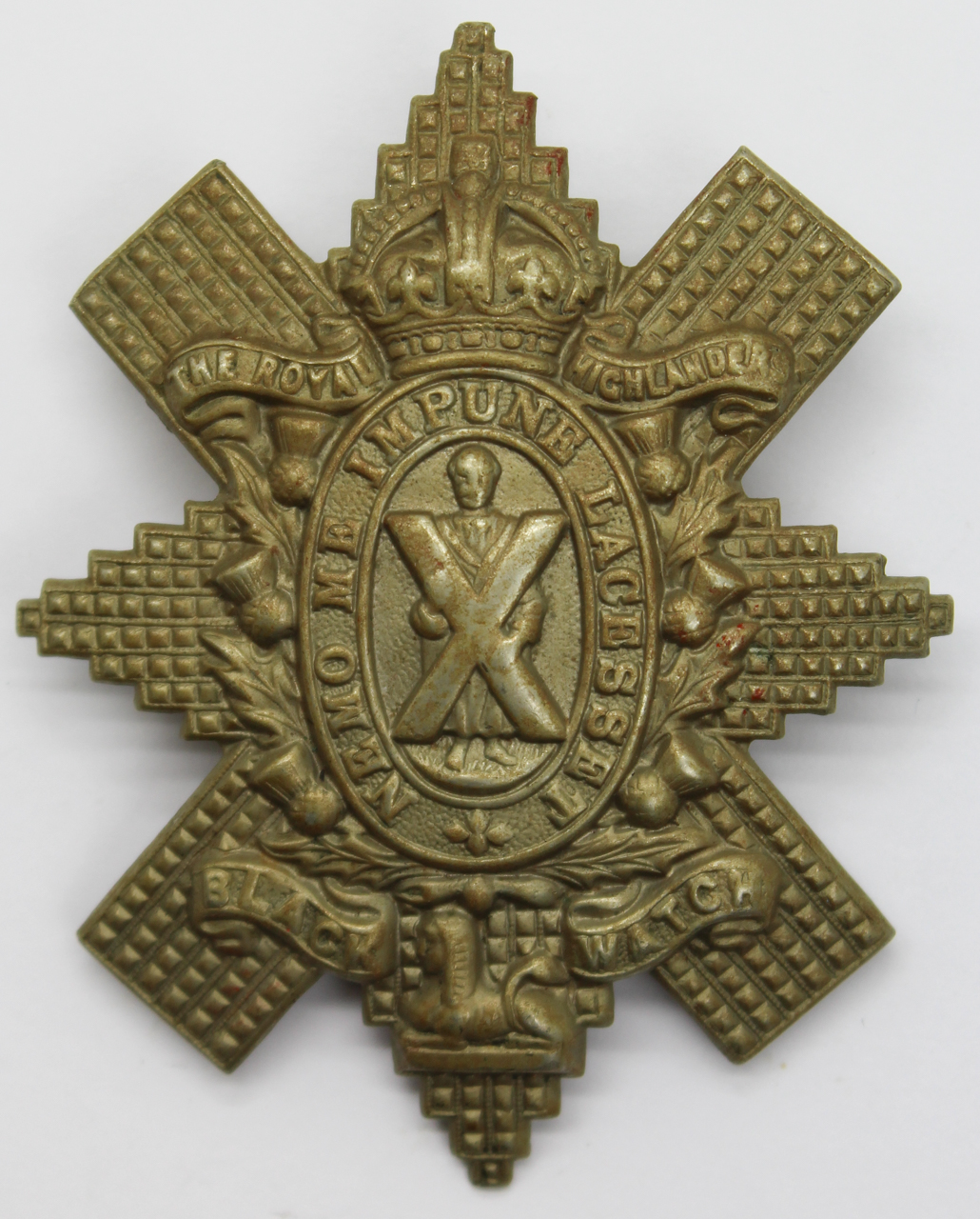 Black Watch (The Royal Highlanders) Cap Badge - King's Crown