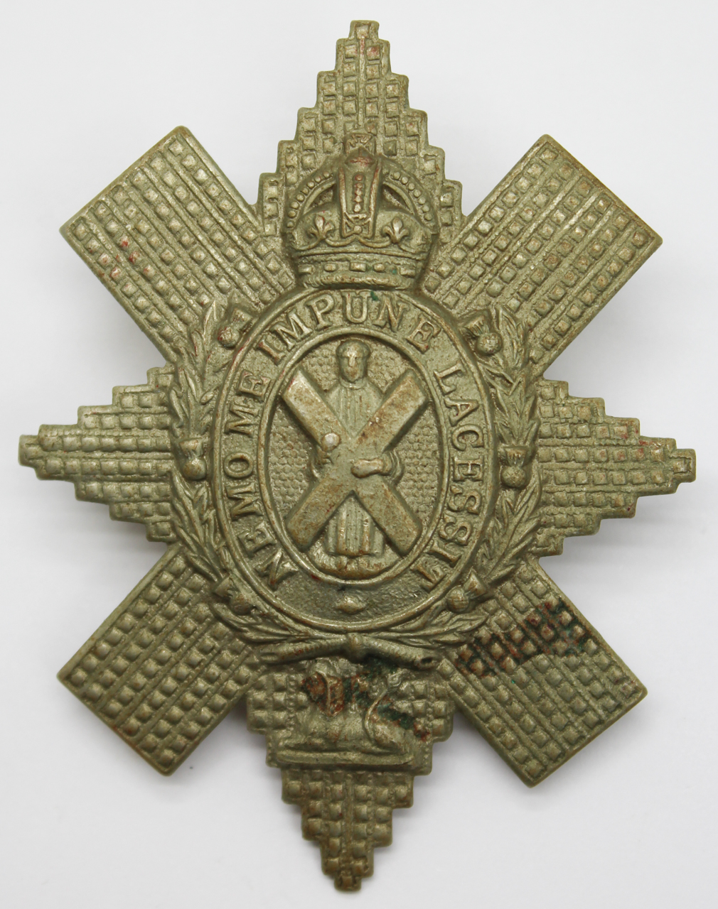 Black Watch(Royal Highlanders) Cap Badge - King's Crown