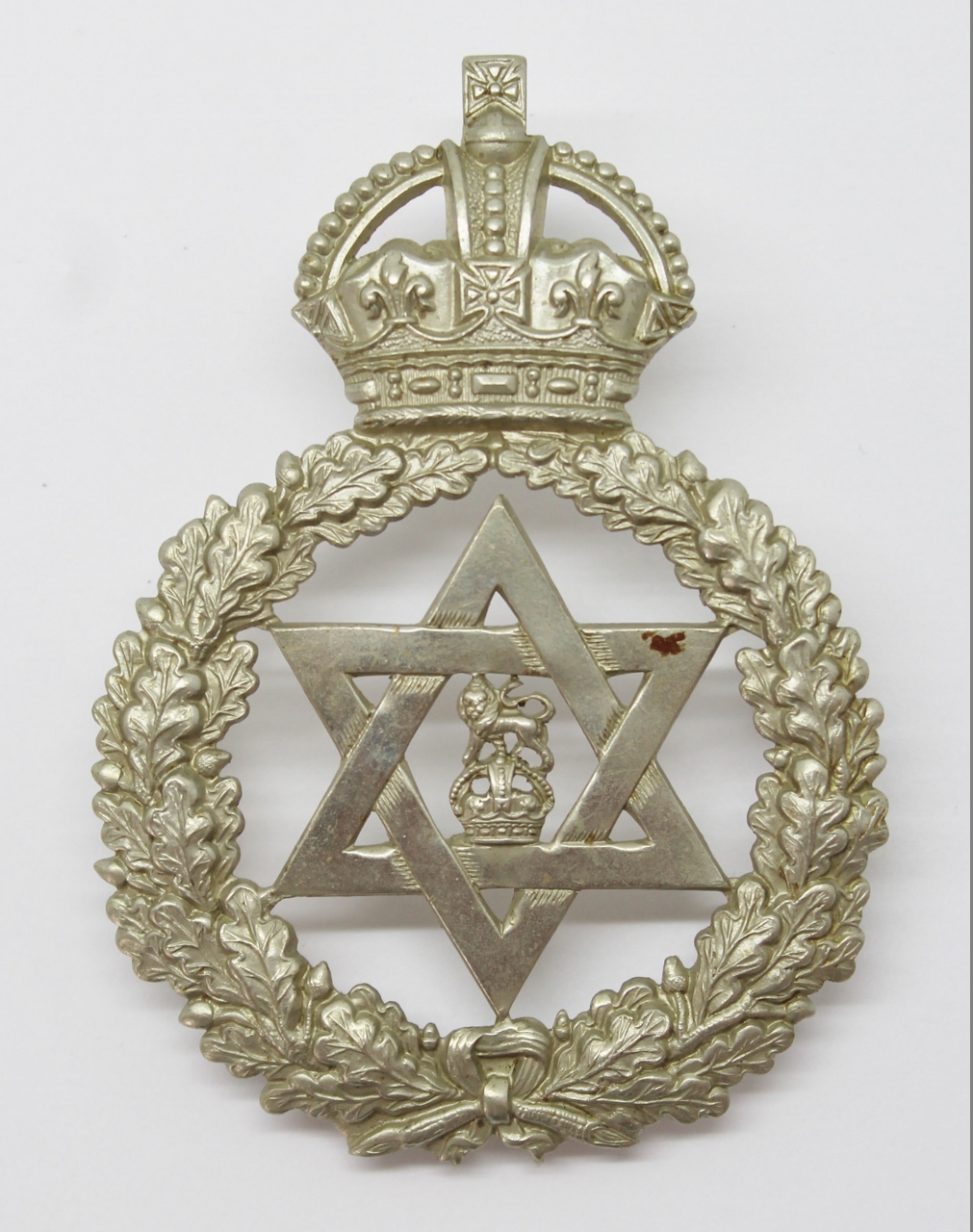 Trinidad Police Helmet Plate - King's Crown