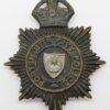 Portsmouth City Police Night Helmet Plate - King's Crown