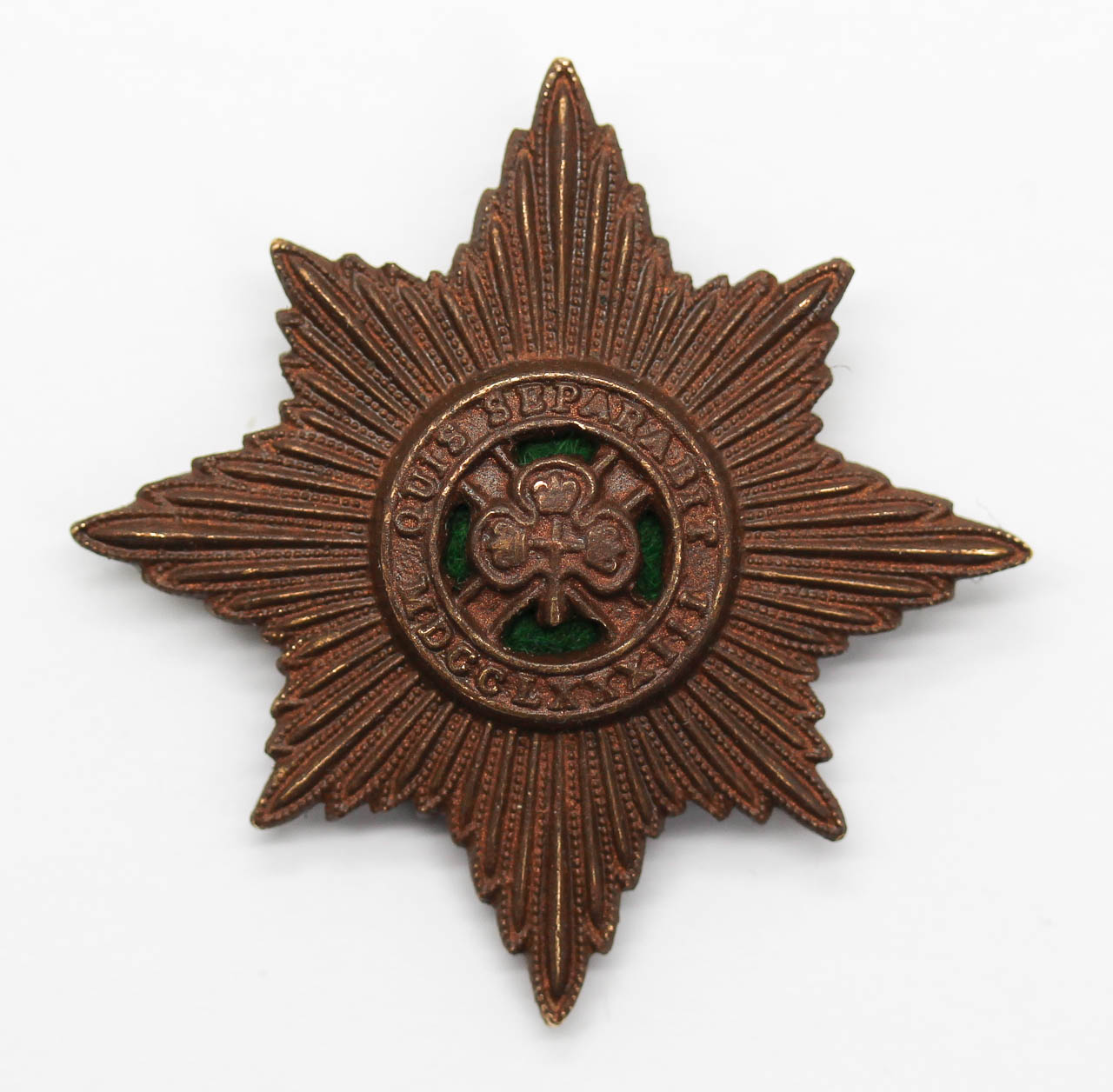 Irish Guards Officer's Service Dress Cap Badge