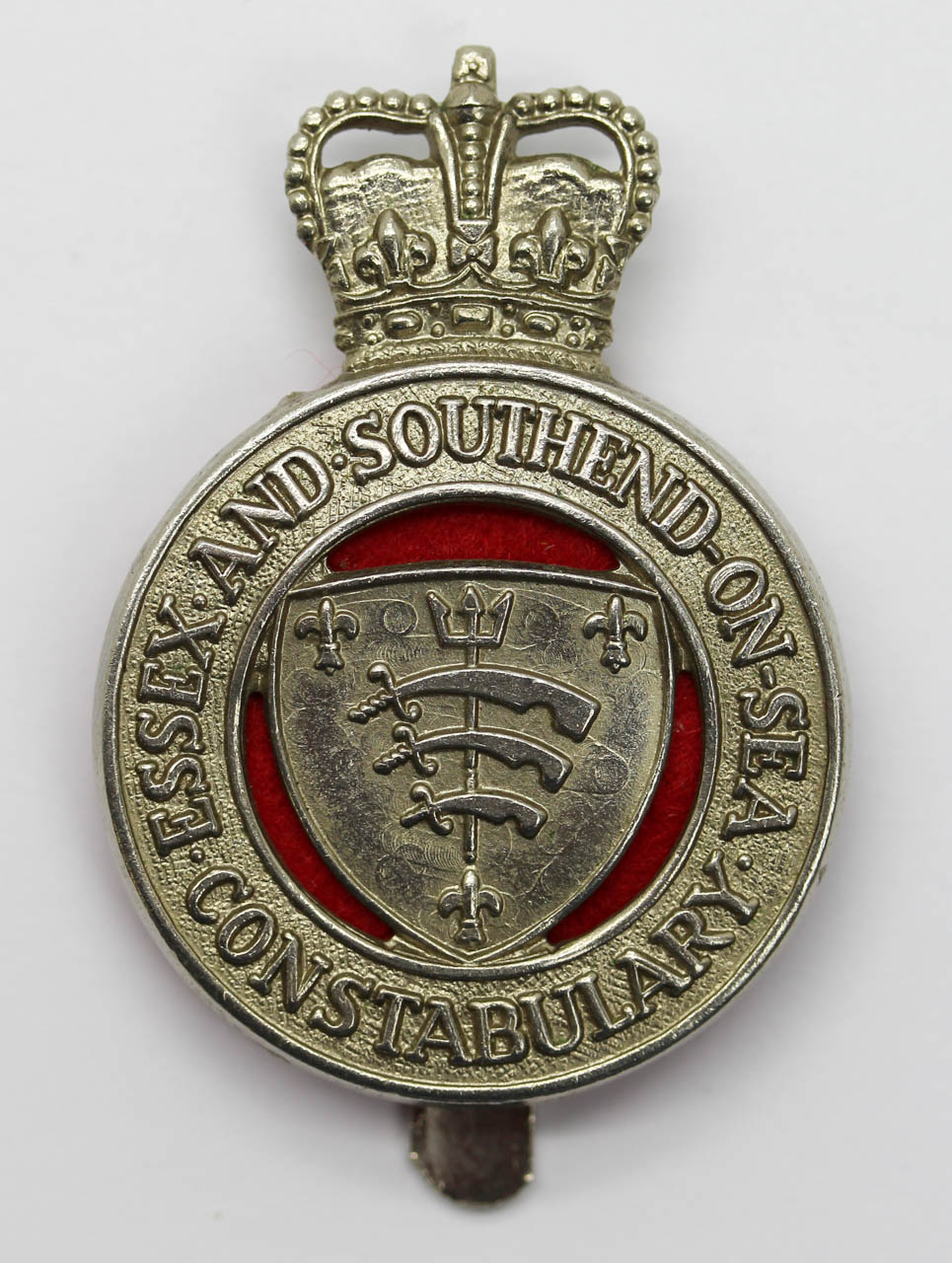 Essex and Southend-on-Sea Constabulary Cap Badge - Queen's Crown