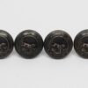 Lot of 4 Federation of Malaya Police Hallmarked Silver Buttons