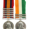 Queen's South Africa Medal (Clasps - Cape Colony, Orange Free State, Johannesburg, Diamond Hill, Belfast) and King's South Africa Medal (Clasps - South Africa 1901, South Africa 1902) - Pte. W.A. Westerman, Grenadier Guards