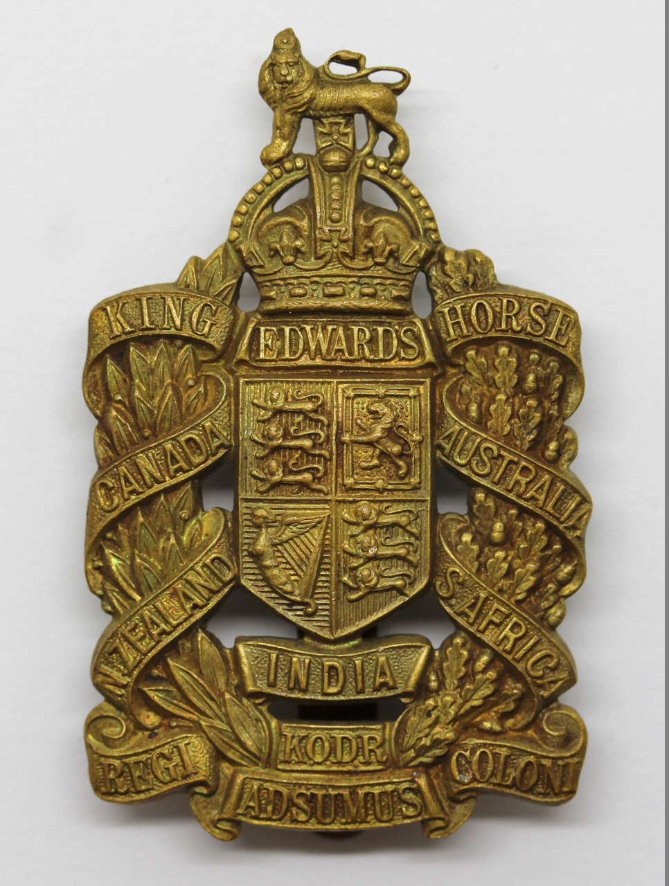 King Edward's Horse Cap Badge - King's Crown