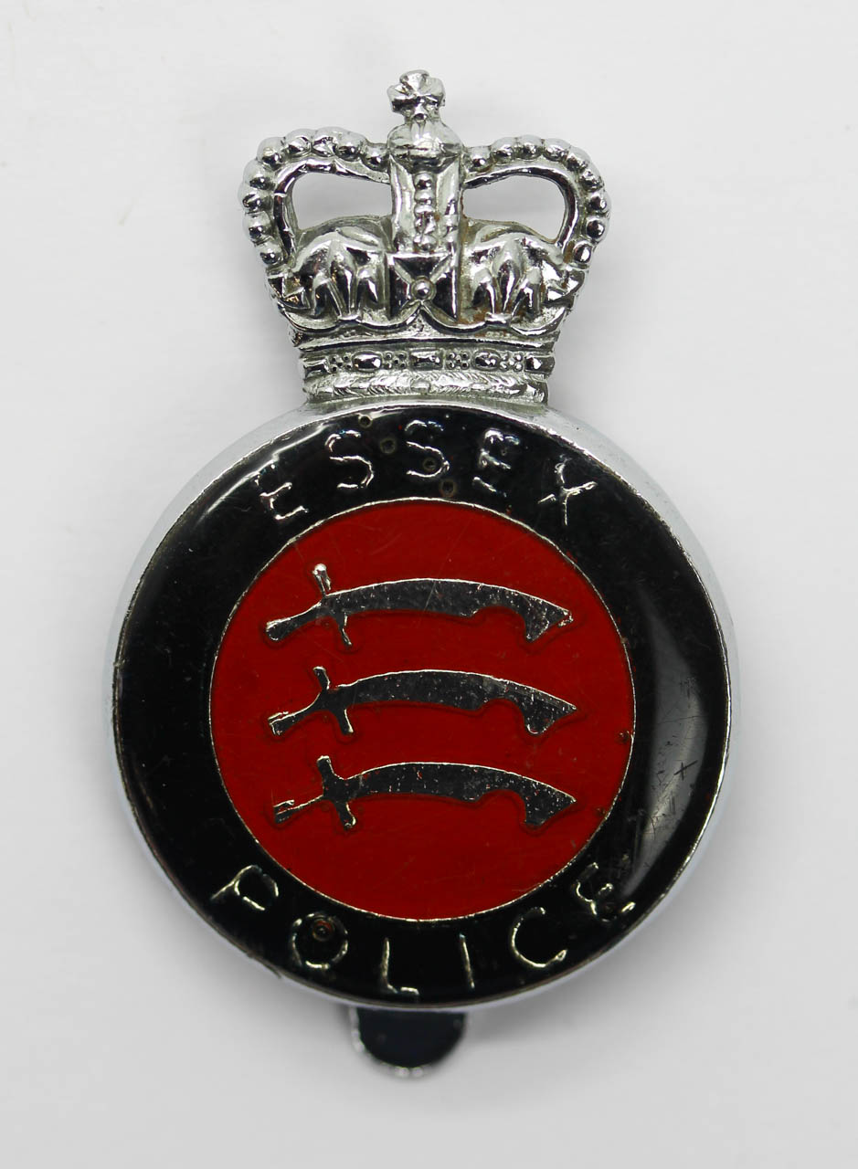 Essex Police Enamelled Cap Badge - Queen's Crown