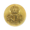 Royal Tank Regiment Officer's Button - King's Crown (26mm)