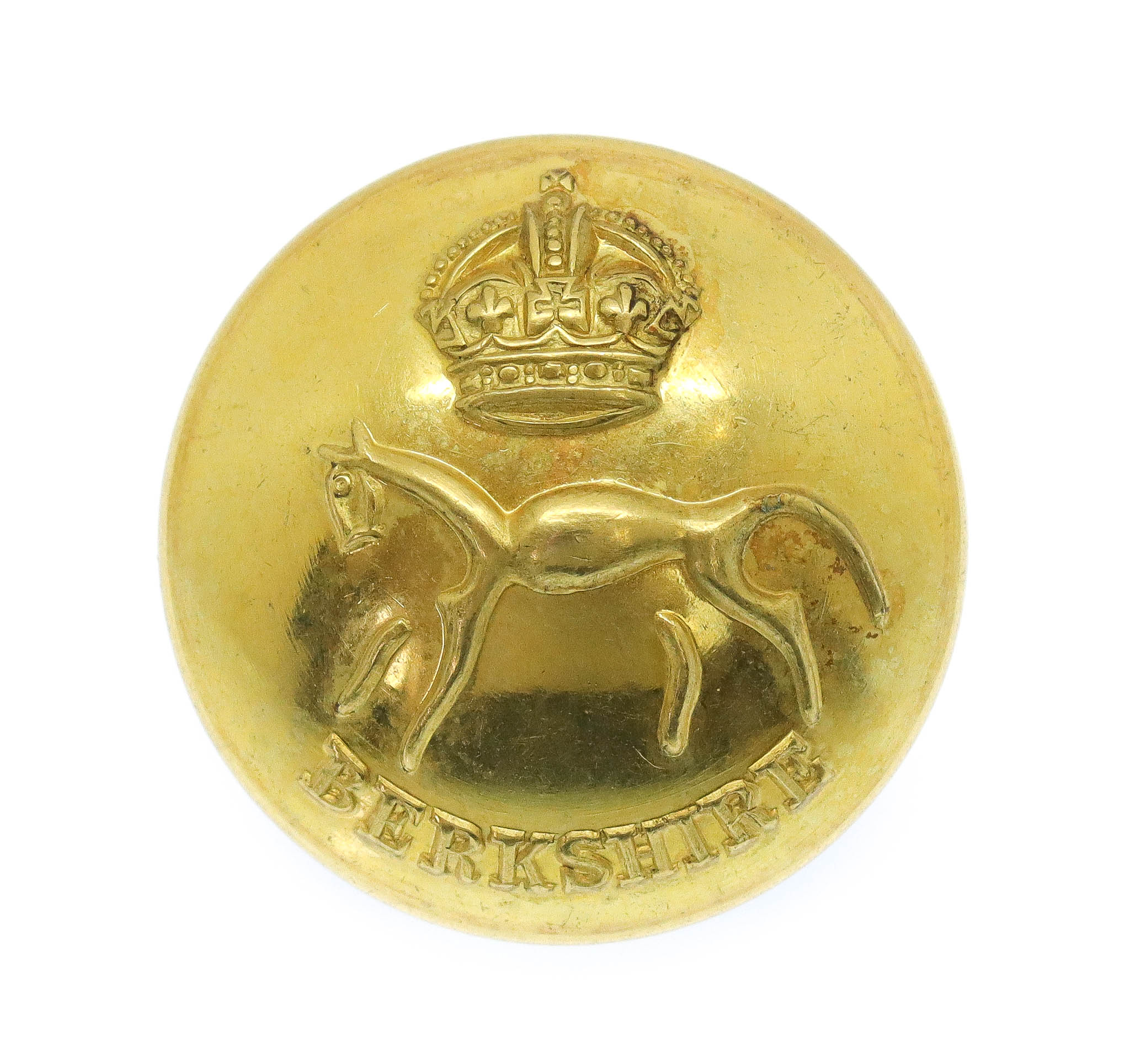 Berkshire Yeomanry Officer's Button - King's Crown (26mm)