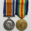 WW1 British War & Victory Medal Pair - C. Sjt. F.V. Ashforth, 8th Bn. (Leeds Rifles) West Yorkshire Regiment - Died 21/04/18