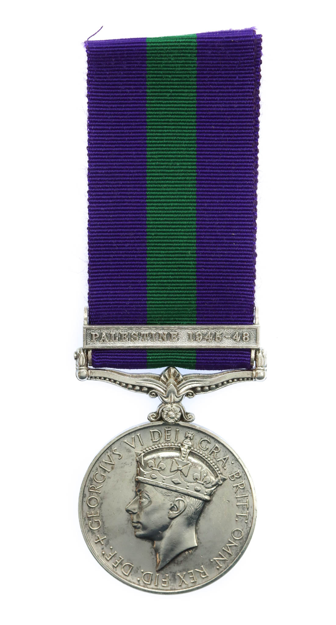 General Service Medal (Clasp - Palestine 1945-48) - Gdsm. P. Clark, Grenadier Guards
