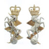 Pair of Royal Electrical & Mechanical Engineers (R.E.M.E.) Anodised (Staybrite) Collar Badges