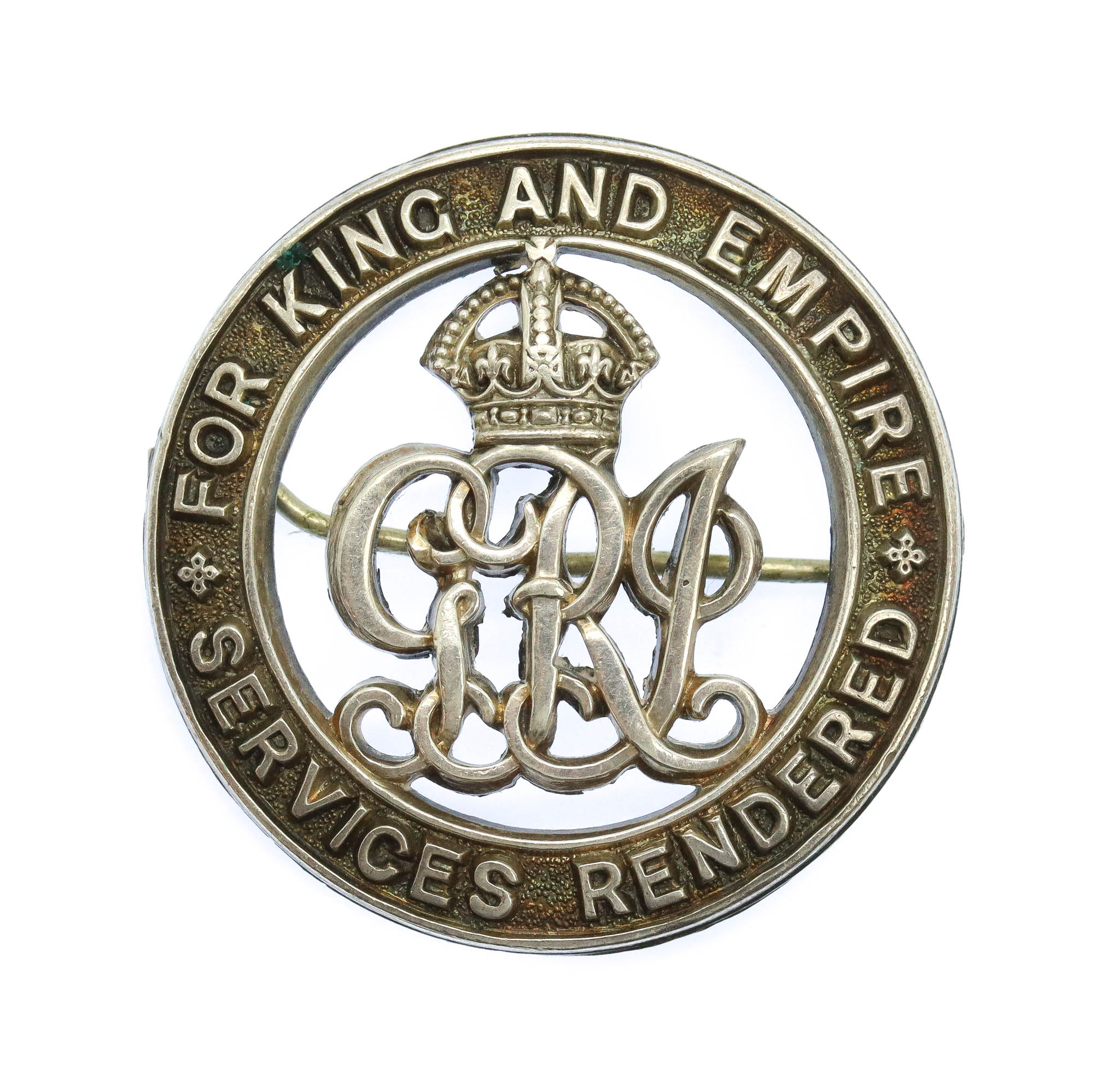 WW1 Silver War Badge (No. 160553) - A/ C.Sgt. A.J. Grant, Notts & Derby Regiment (Sherwood Foresters) (Only Entitlement)