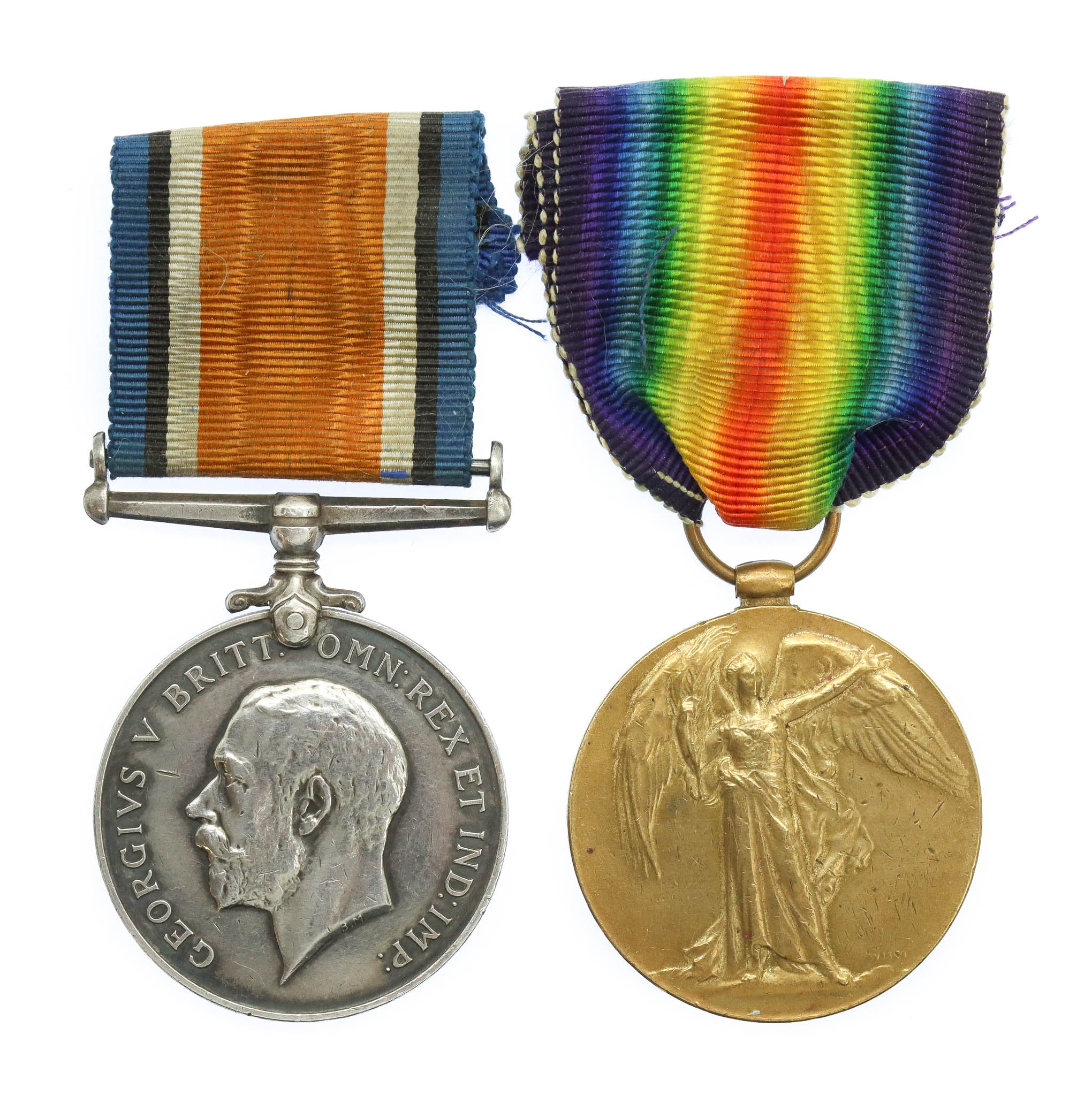 WW1 British War & Victory Medal Pair - Pte. G. Swift, Notts & Derby Regiment (Sherwood Foresters)