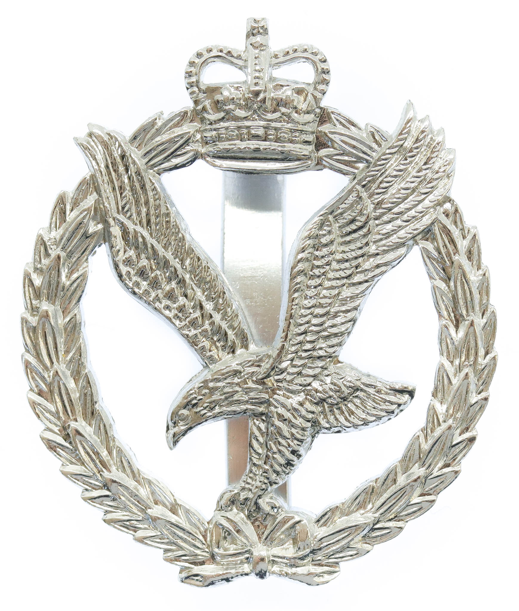 Army Air Corps Anodised (Staybrite) Cap Badge
