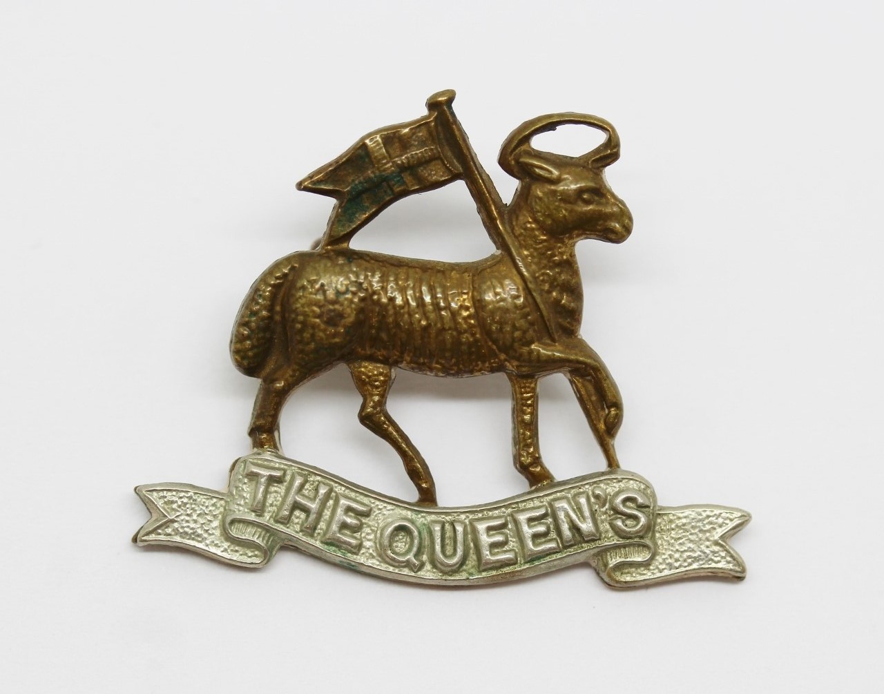 The Queen's (Royal West Surrey) Regiment Collar Badge