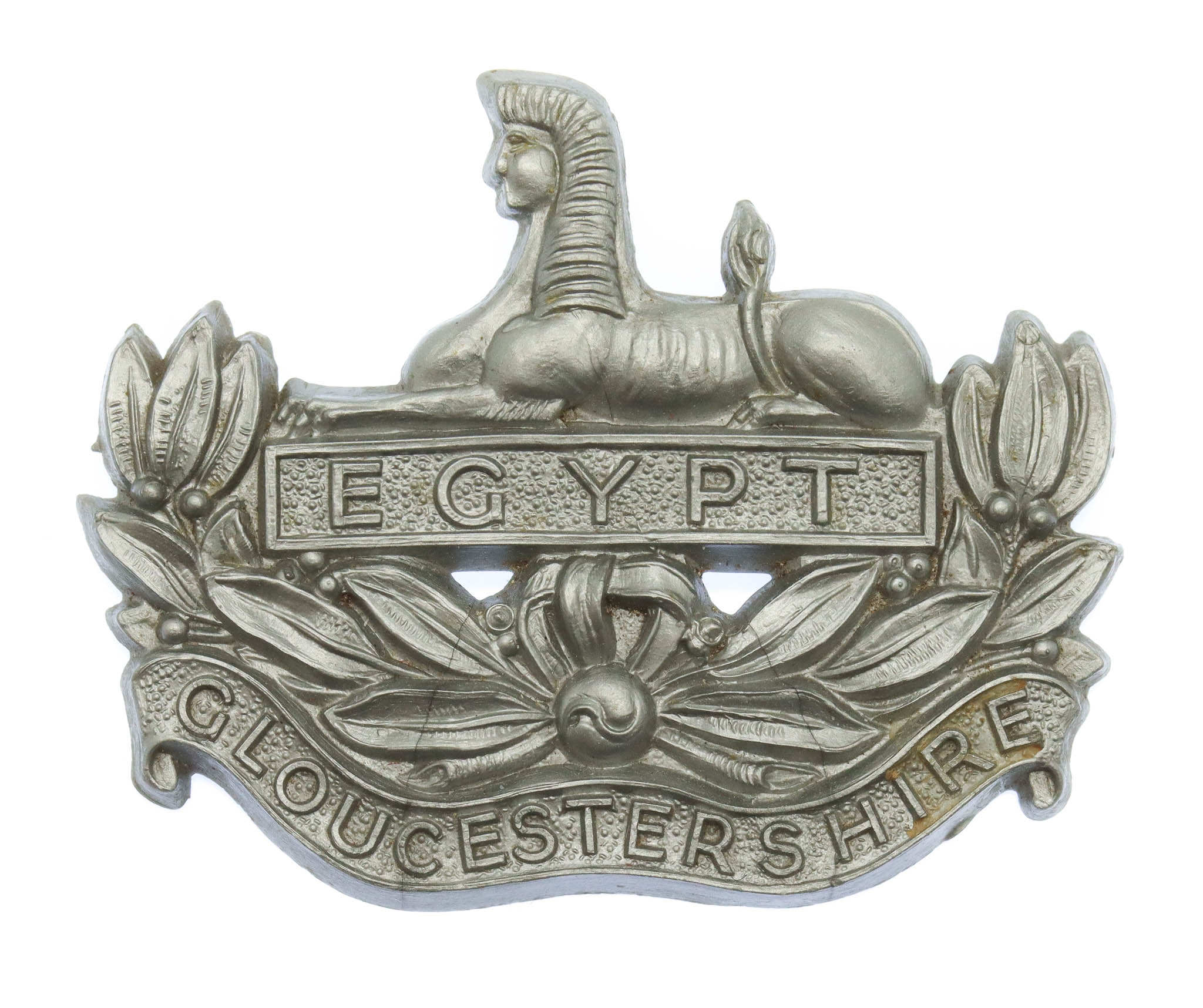 Gloucestershire Regiment WW2 Plastic Economy Cap Badge