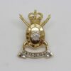 Hampshire Yeomanry (Carabiniers)  Anodised (Staybrite) Collar Badge